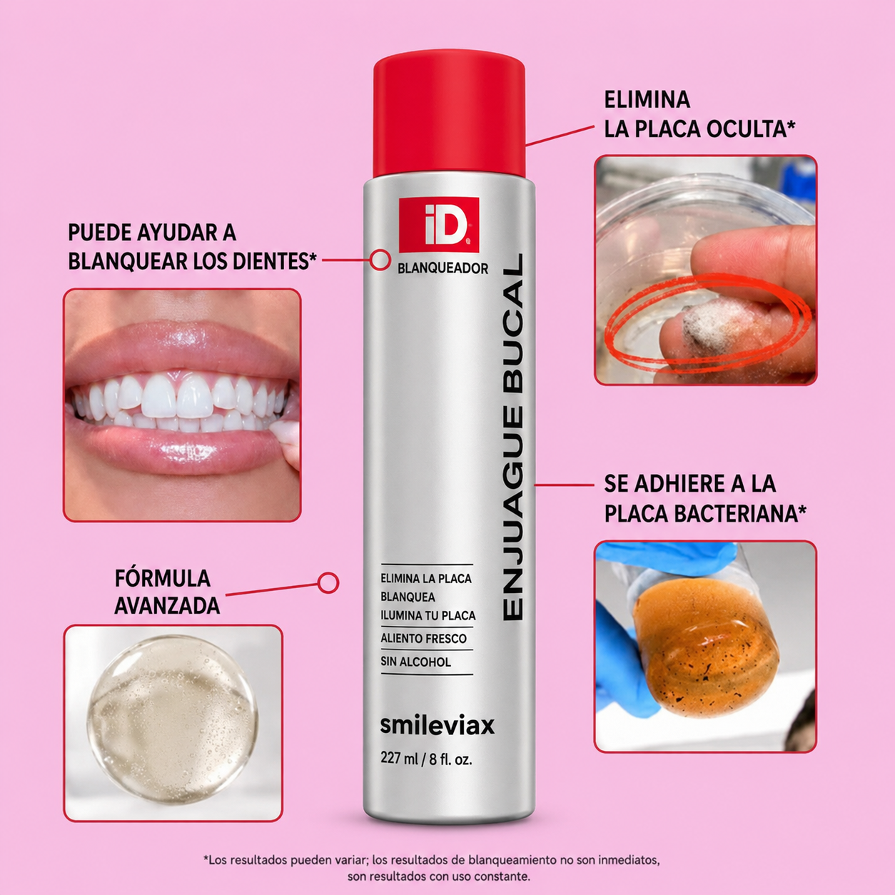Enjuague bucal blanqueador