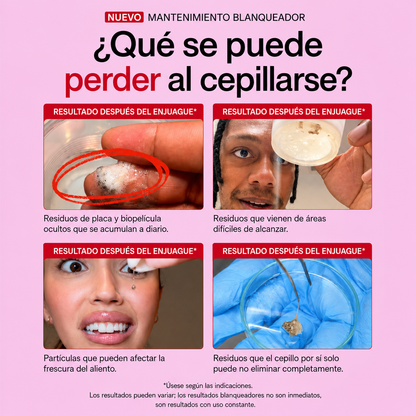 Enjuague bucal blanqueador